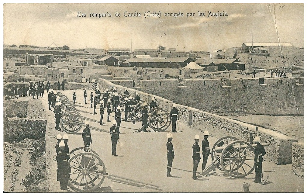 4th Mountain Battery, Candia Ramparts. 1897.